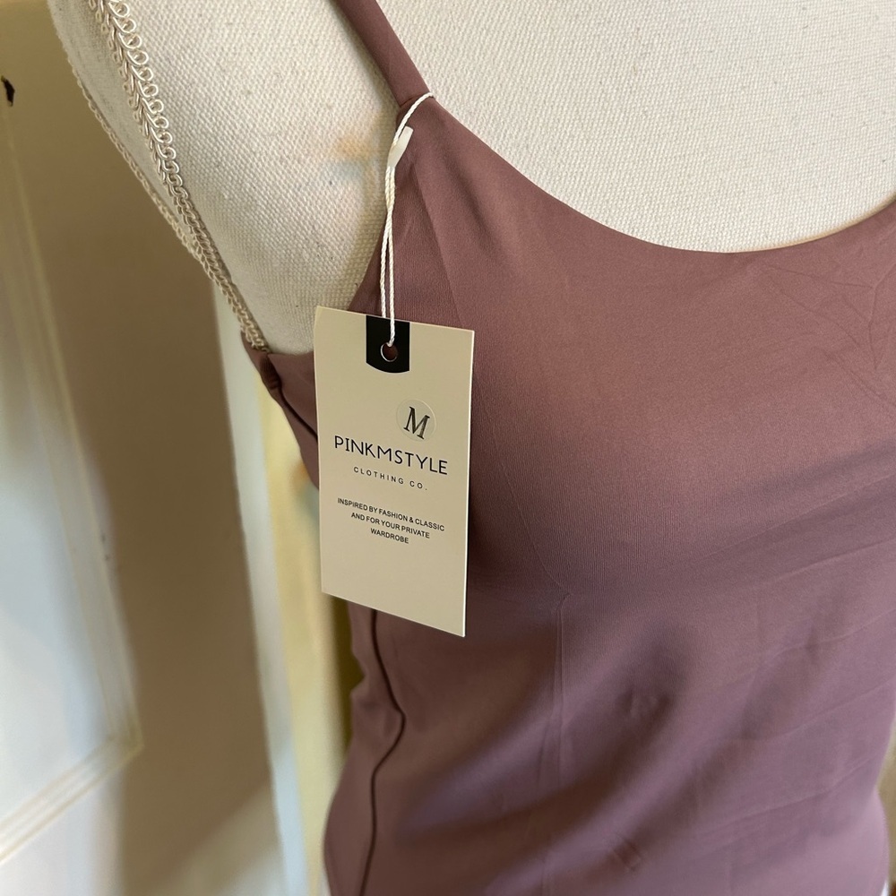 PinkM Style Women's Mauve Camisole - Picture 2 of 11
